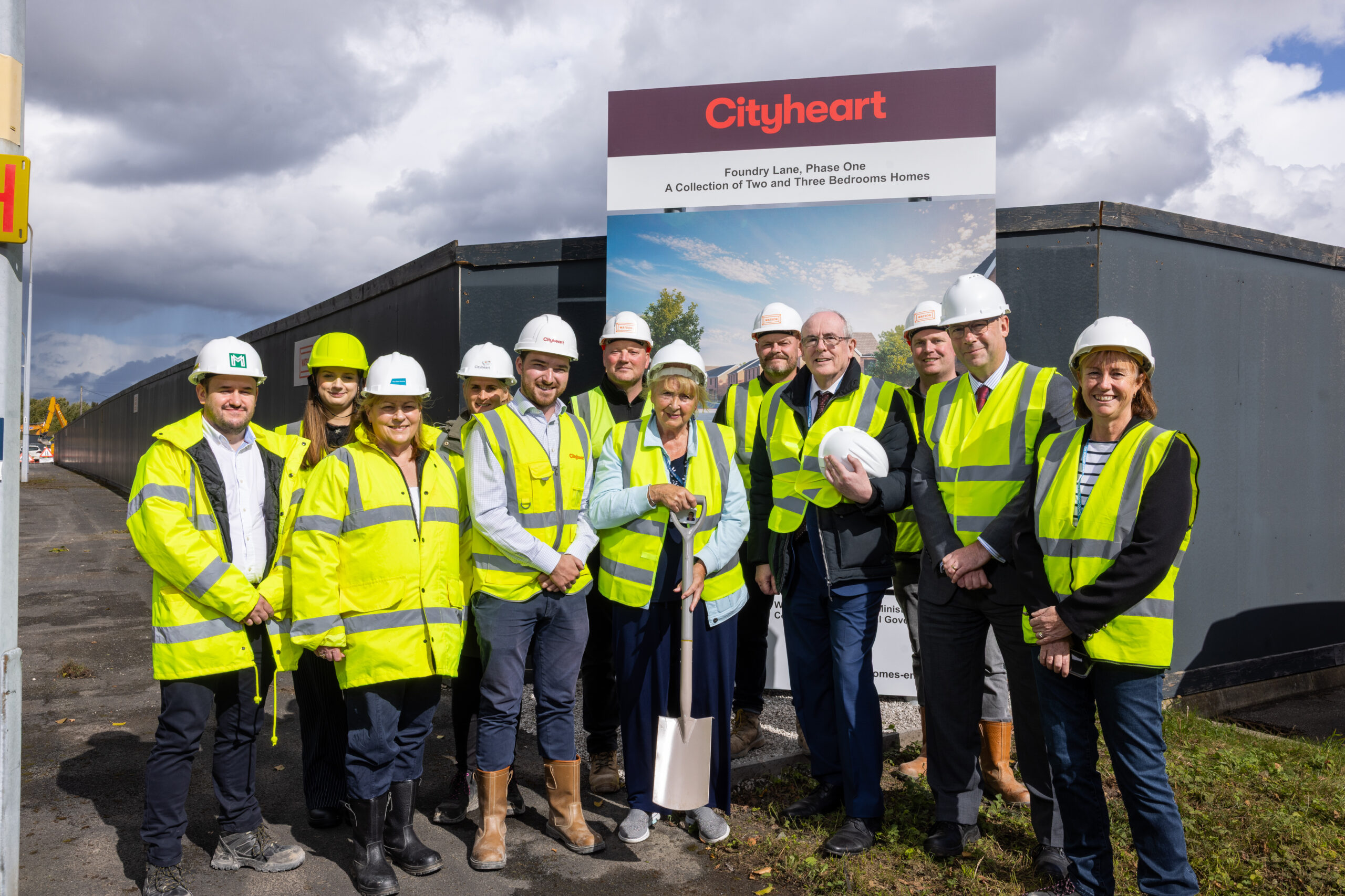 Cityheart and Halton Borough Council partner with Plus Dane on Phase 1,  Foundry Lane, Widnes