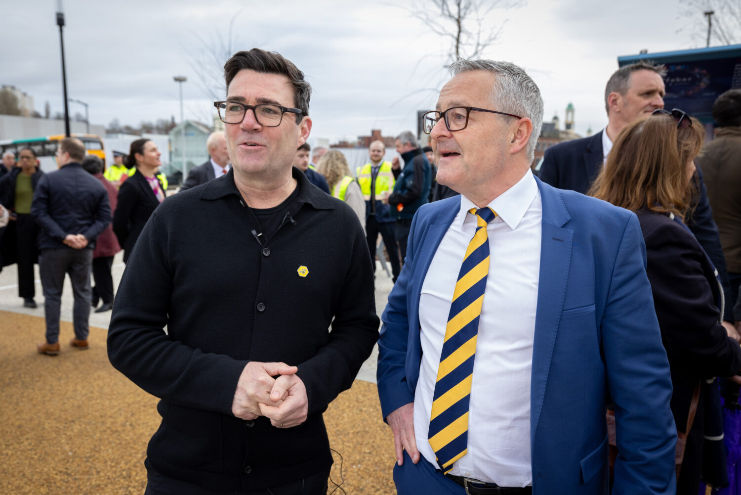 Stockport Transport Interchange and Viaduct Park official opening - 18th March 2024.