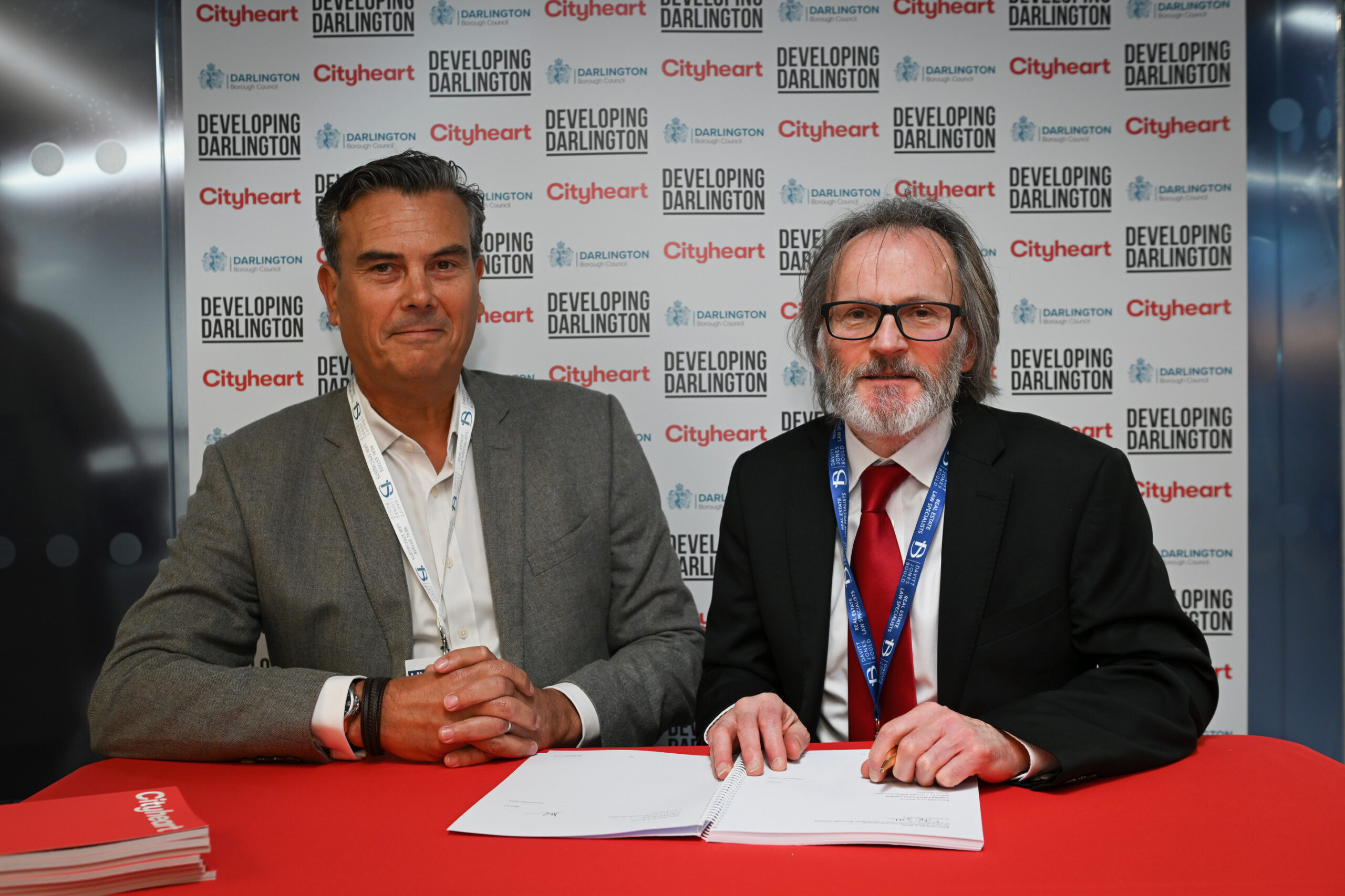 Cityheart and Darlington Borough Council sign partnership at UKREiiF